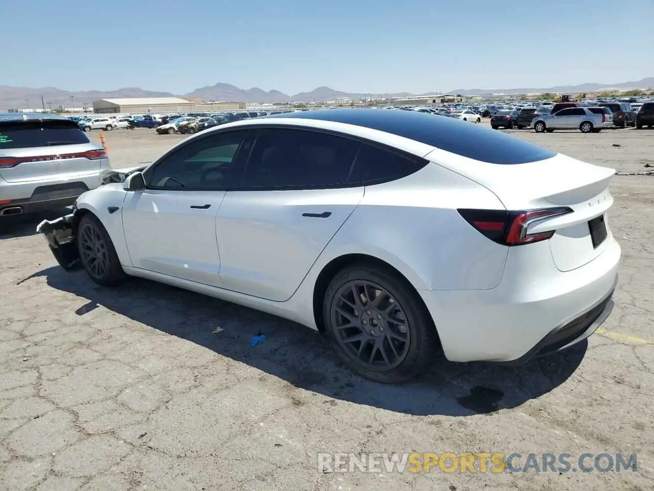 2 Photograph of a damaged car 5YJ3E1EBXRF796379 TESLA MODEL 3 2024