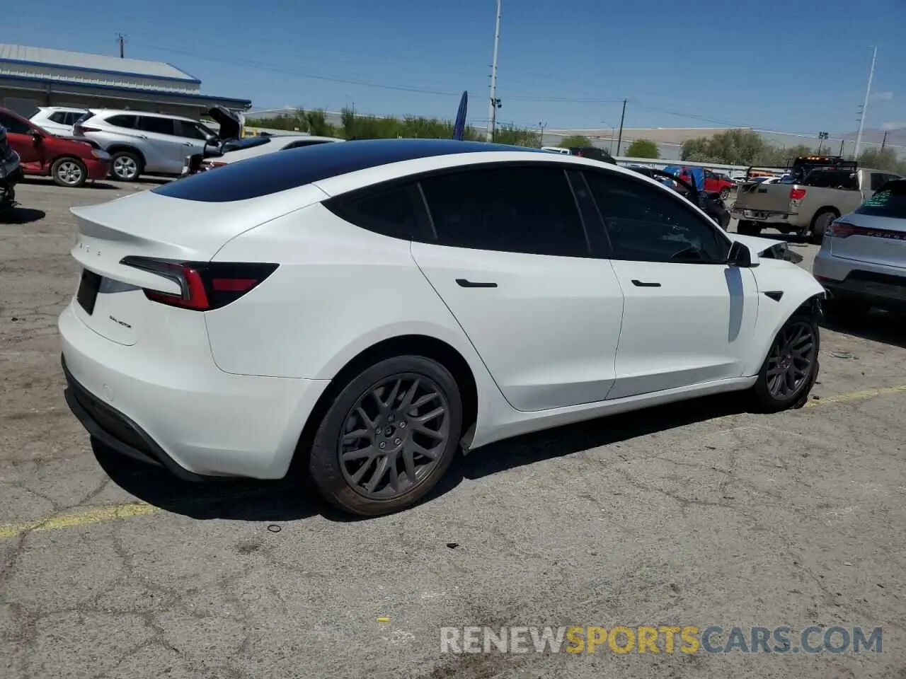 3 Photograph of a damaged car 5YJ3E1EBXRF796379 TESLA MODEL 3 2024