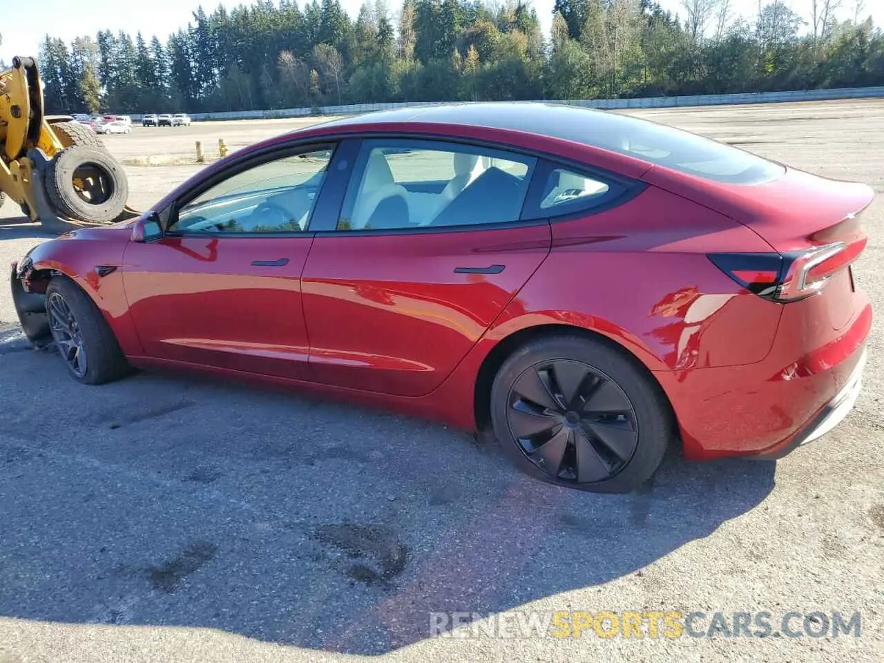 2 Photograph of a damaged car 5YJ3E1EBXRF810829 TESLA MODEL 3 2024