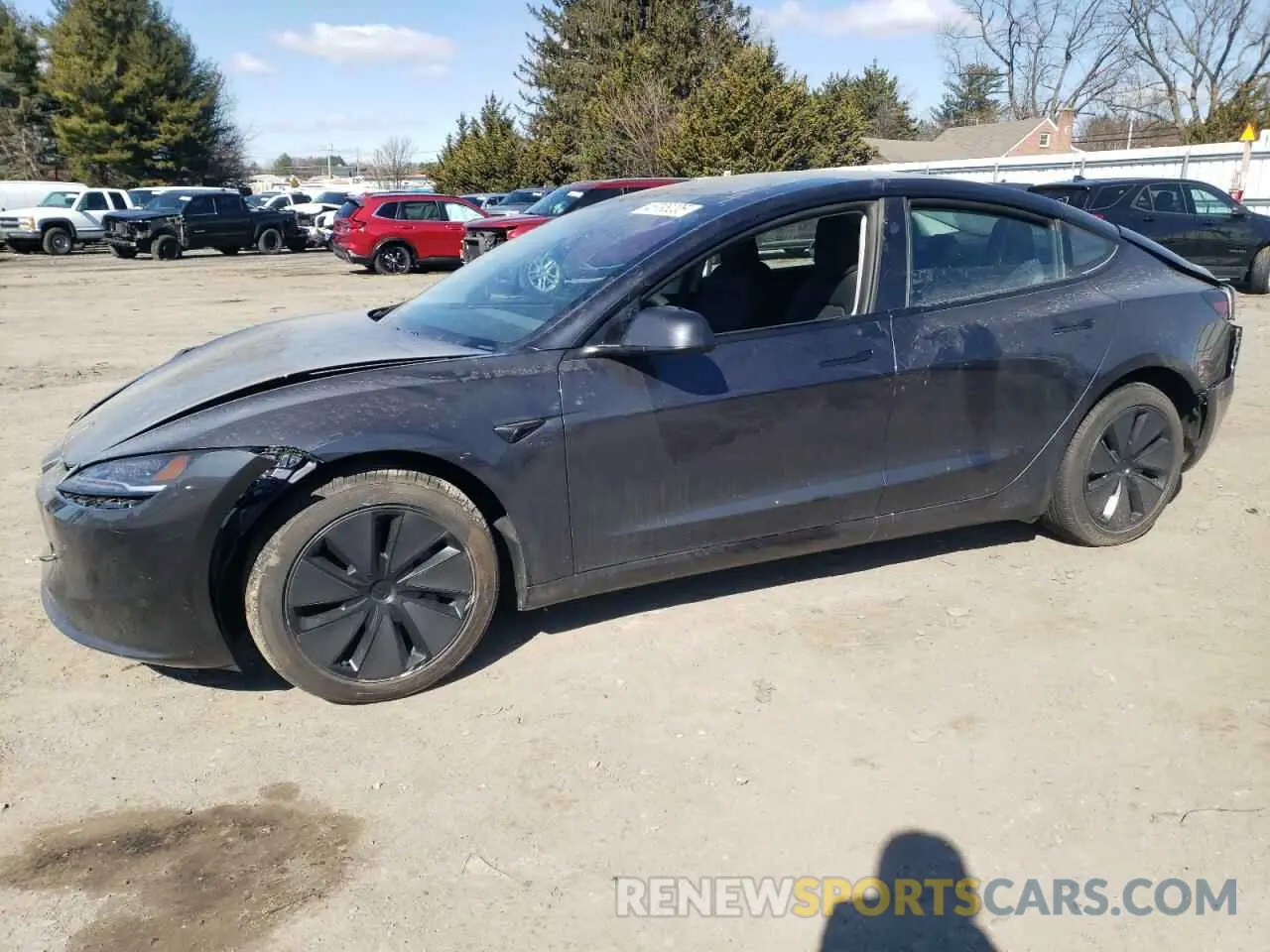 1 Photograph of a damaged car 5YJ3E1EBXRF811947 TESLA MODEL 3 2024