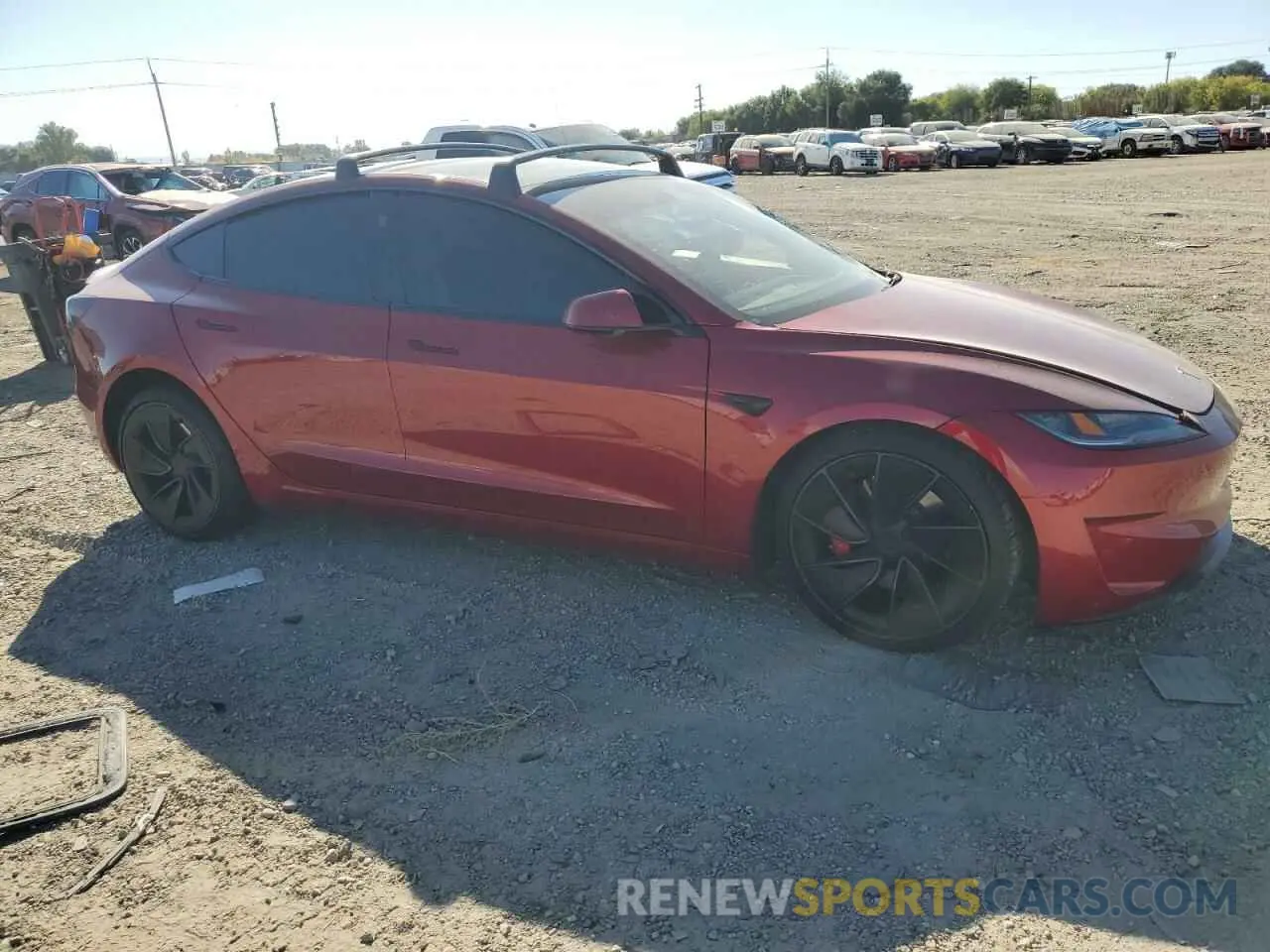 4 Photograph of a damaged car 5YJ3E1ET0RF790051 TESLA MODEL 3 2024