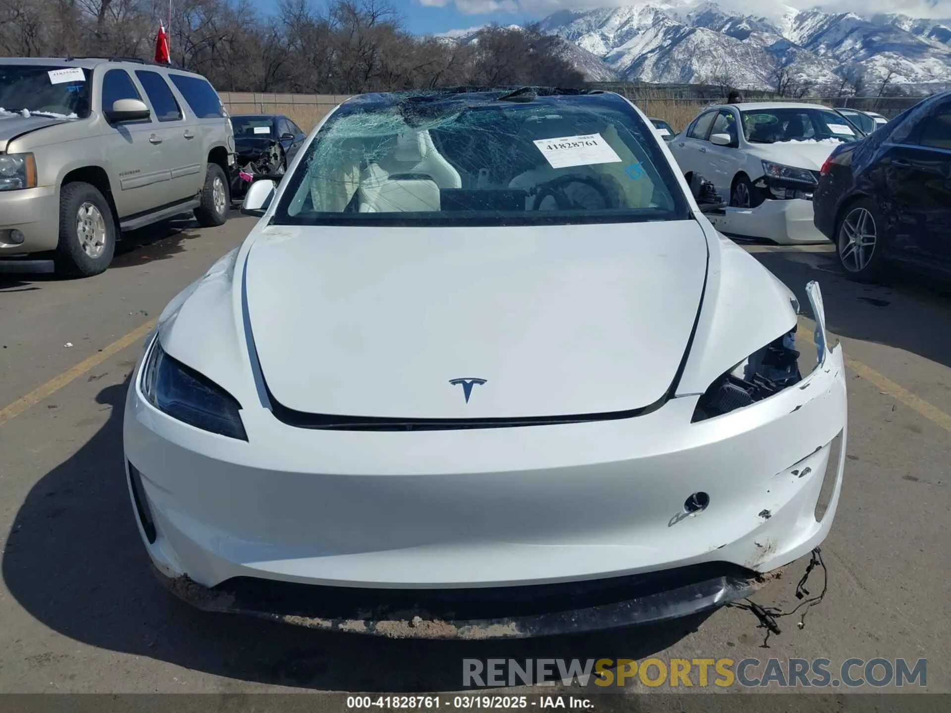12 Photograph of a damaged car 5YJ3E1ET0RF793242 TESLA MODEL 3 2024