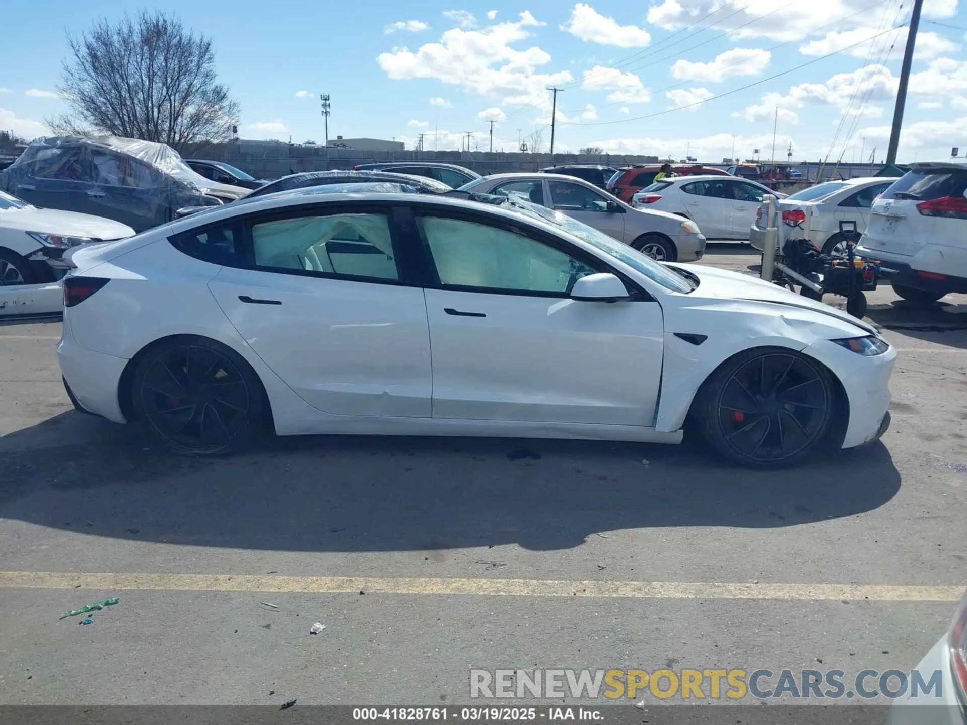 13 Photograph of a damaged car 5YJ3E1ET0RF793242 TESLA MODEL 3 2024