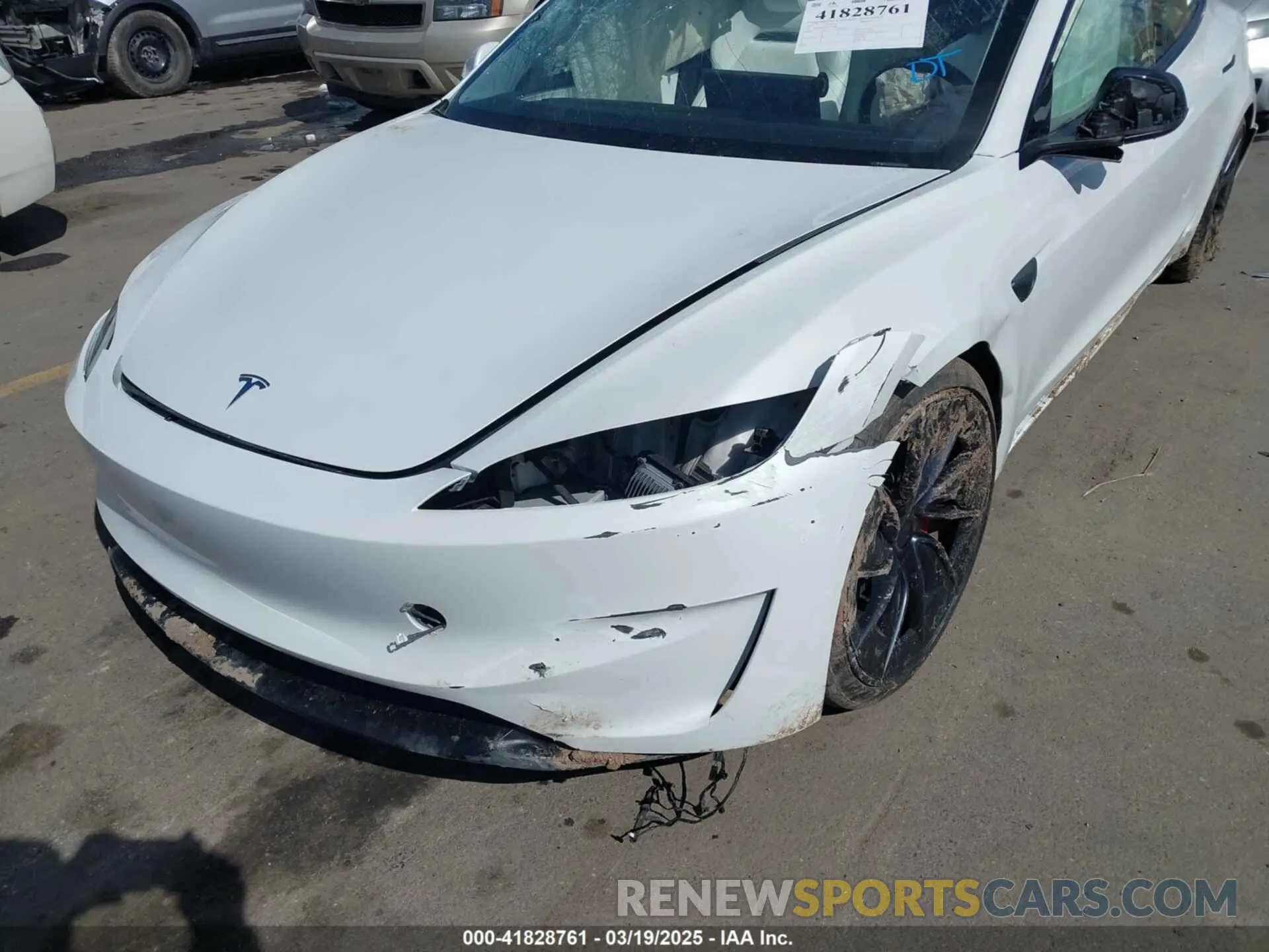 6 Photograph of a damaged car 5YJ3E1ET0RF793242 TESLA MODEL 3 2024