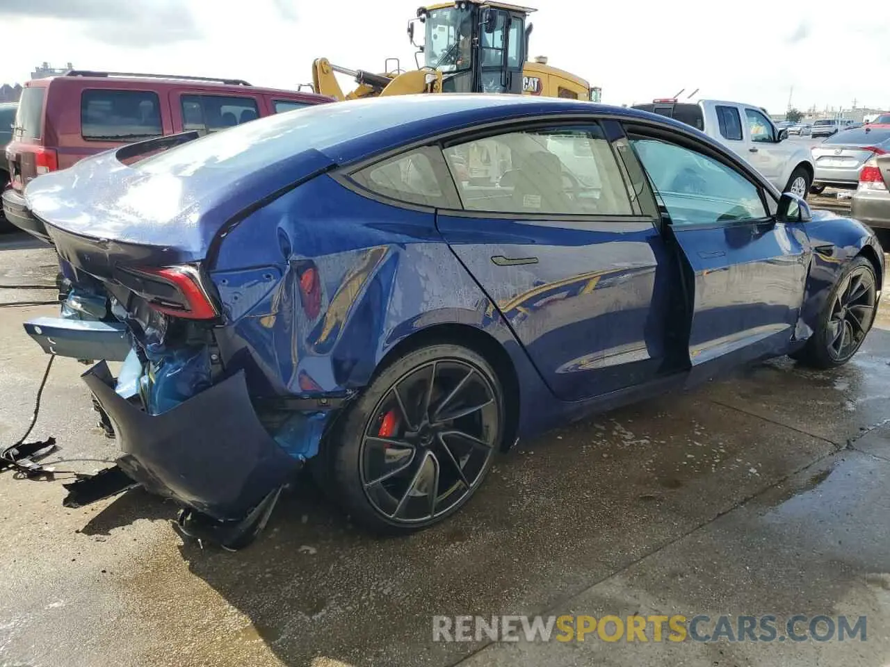 3 Photograph of a damaged car 5YJ3E1ET0RF829432 TESLA MODEL 3 2024
