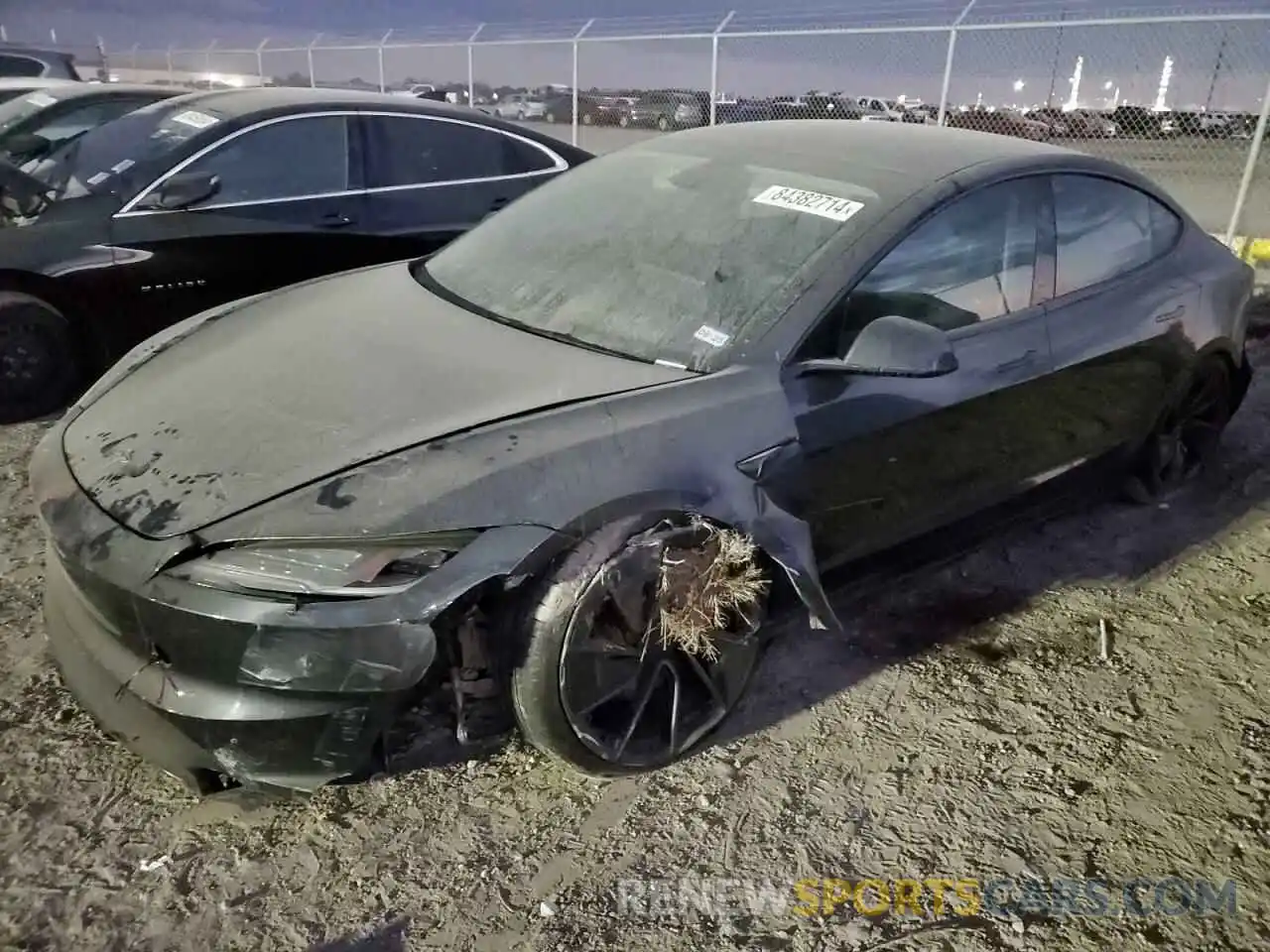 1 Photograph of a damaged car 5YJ3E1ET0RF845520 TESLA MODEL 3 2024