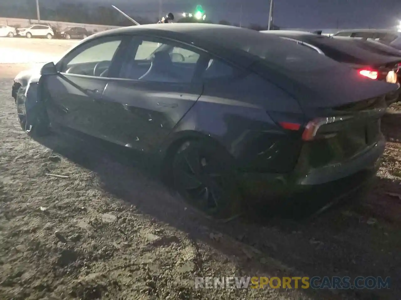 2 Photograph of a damaged car 5YJ3E1ET0RF845520 TESLA MODEL 3 2024