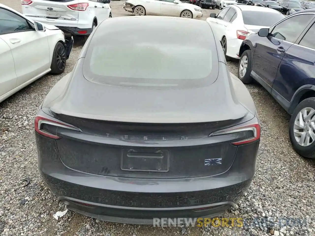 6 Photograph of a damaged car 5YJ3E1ET0RF845520 TESLA MODEL 3 2024