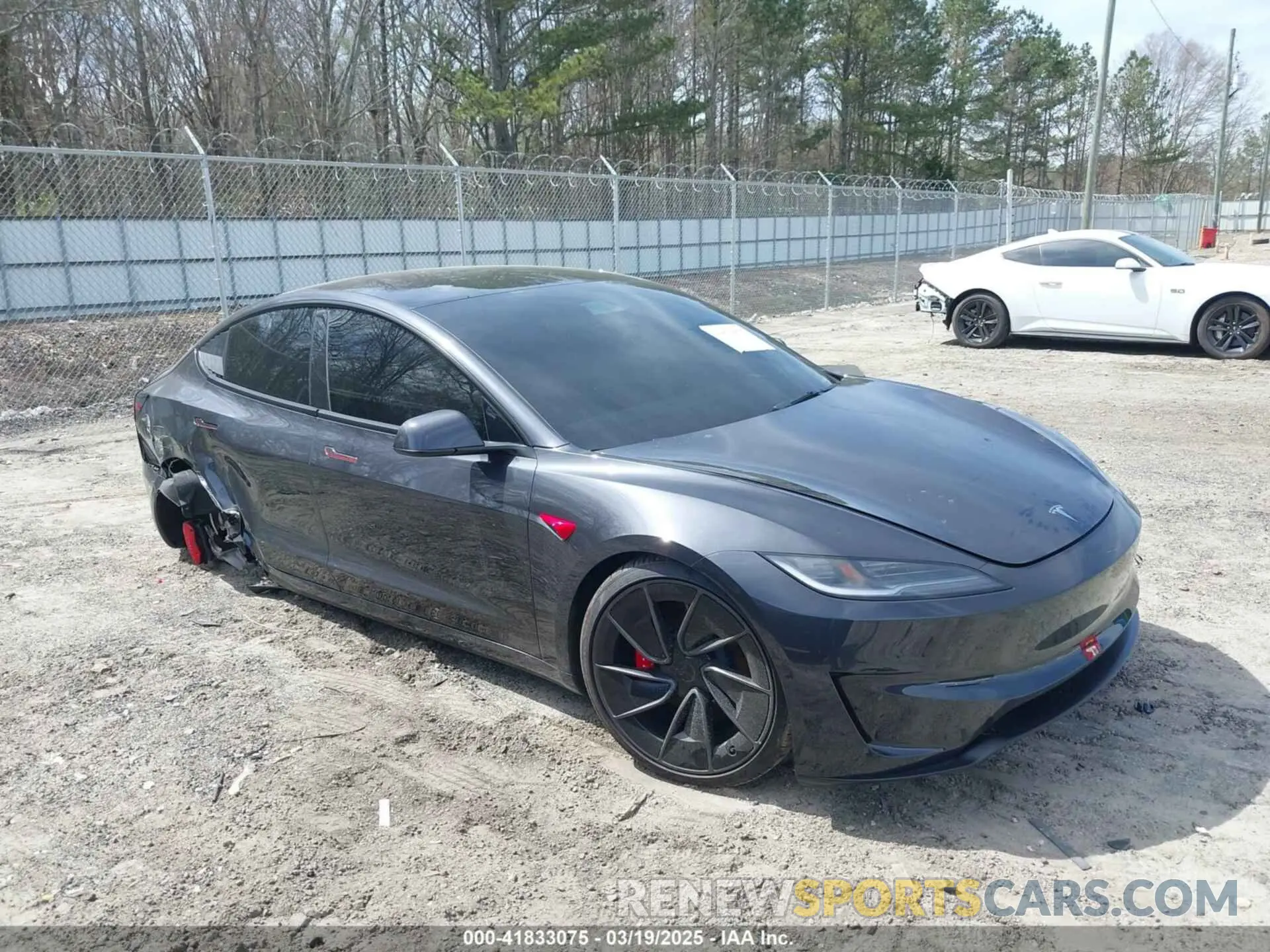 1 Photograph of a damaged car 5YJ3E1ET1RF830749 TESLA MODEL 3 2024