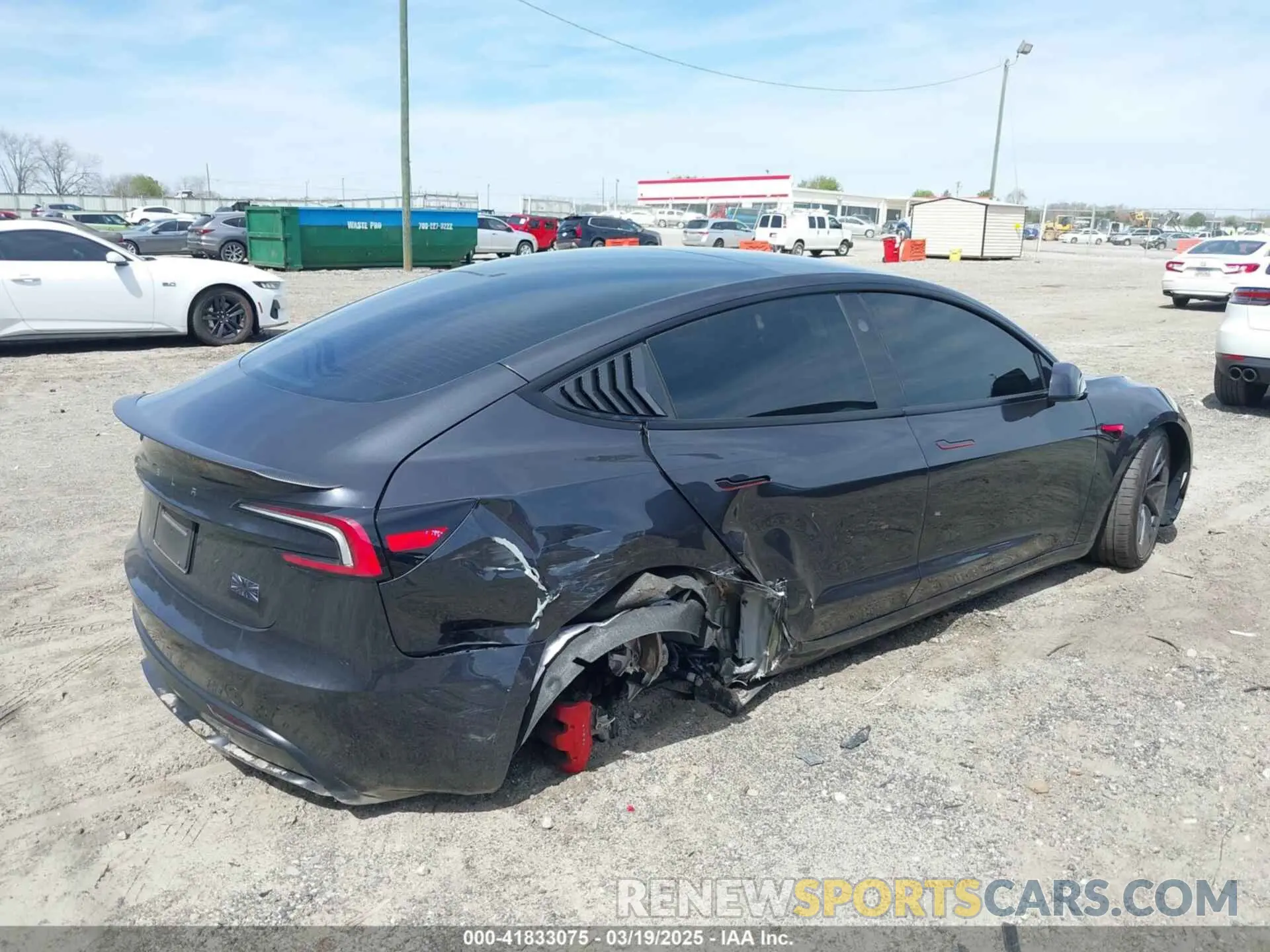 4 Photograph of a damaged car 5YJ3E1ET1RF830749 TESLA MODEL 3 2024