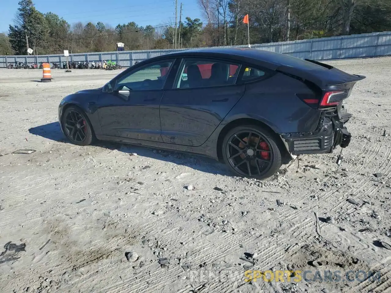 2 Photograph of a damaged car 5YJ3E1ET1RF834915 TESLA MODEL 3 2024