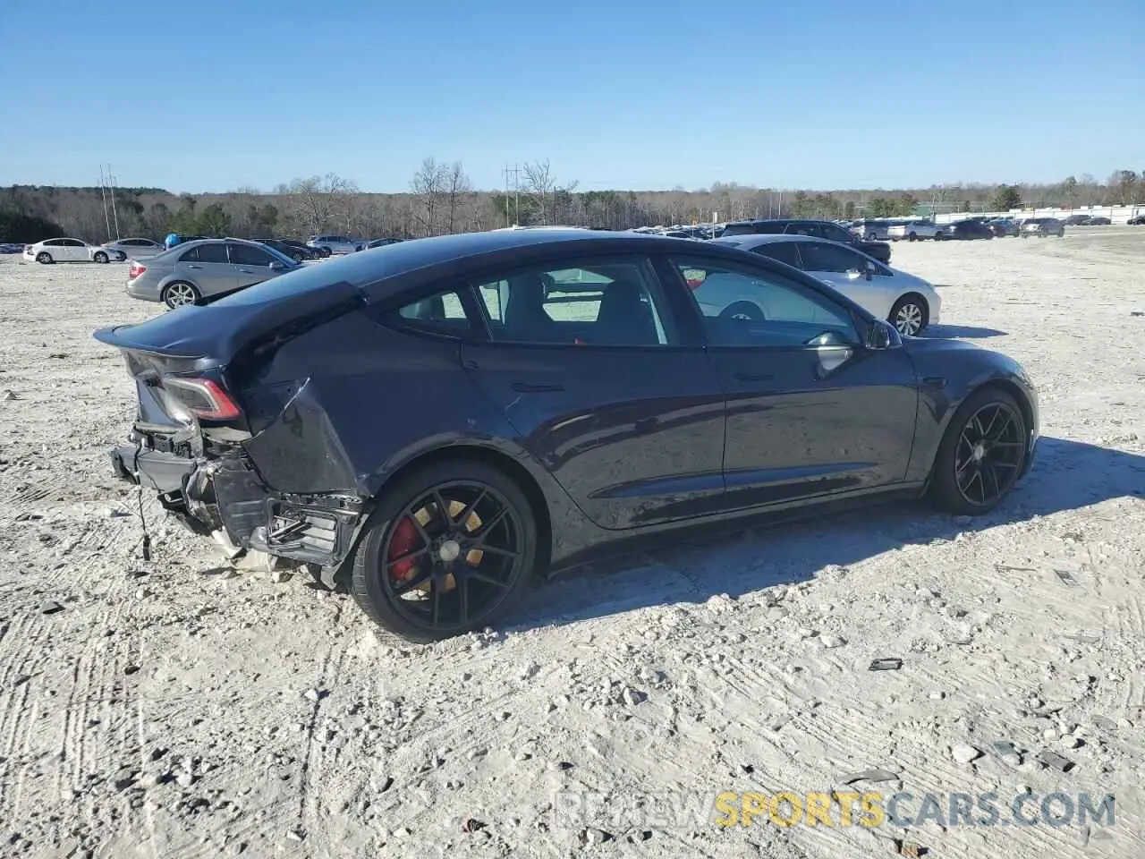 3 Photograph of a damaged car 5YJ3E1ET1RF834915 TESLA MODEL 3 2024