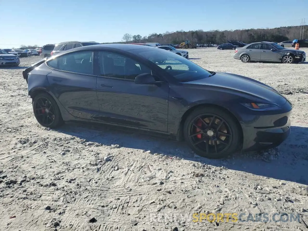 4 Photograph of a damaged car 5YJ3E1ET1RF834915 TESLA MODEL 3 2024