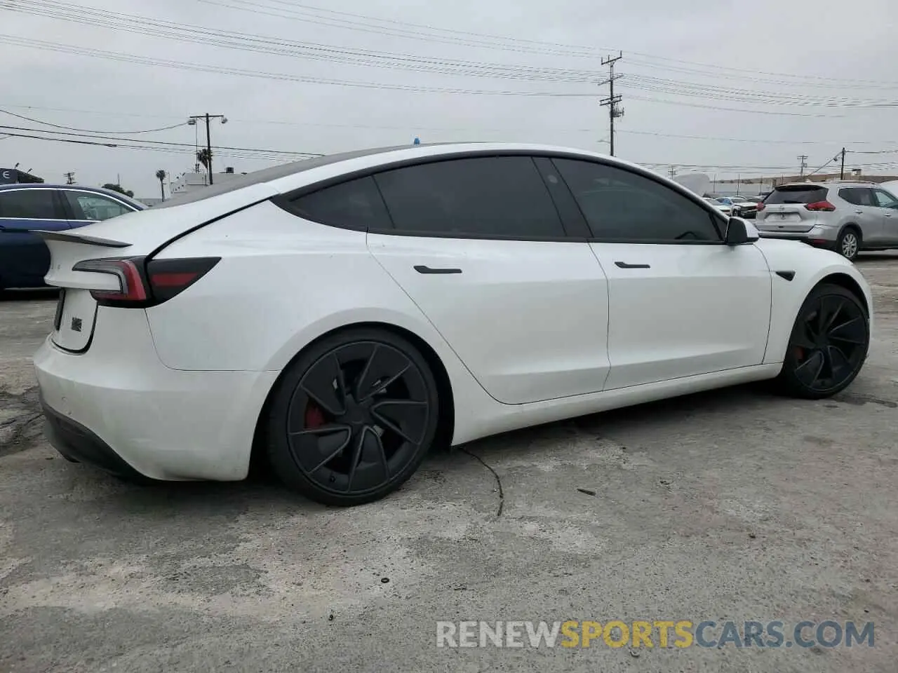 3 Photograph of a damaged car 5YJ3E1ET2RF790004 TESLA MODEL 3 2024