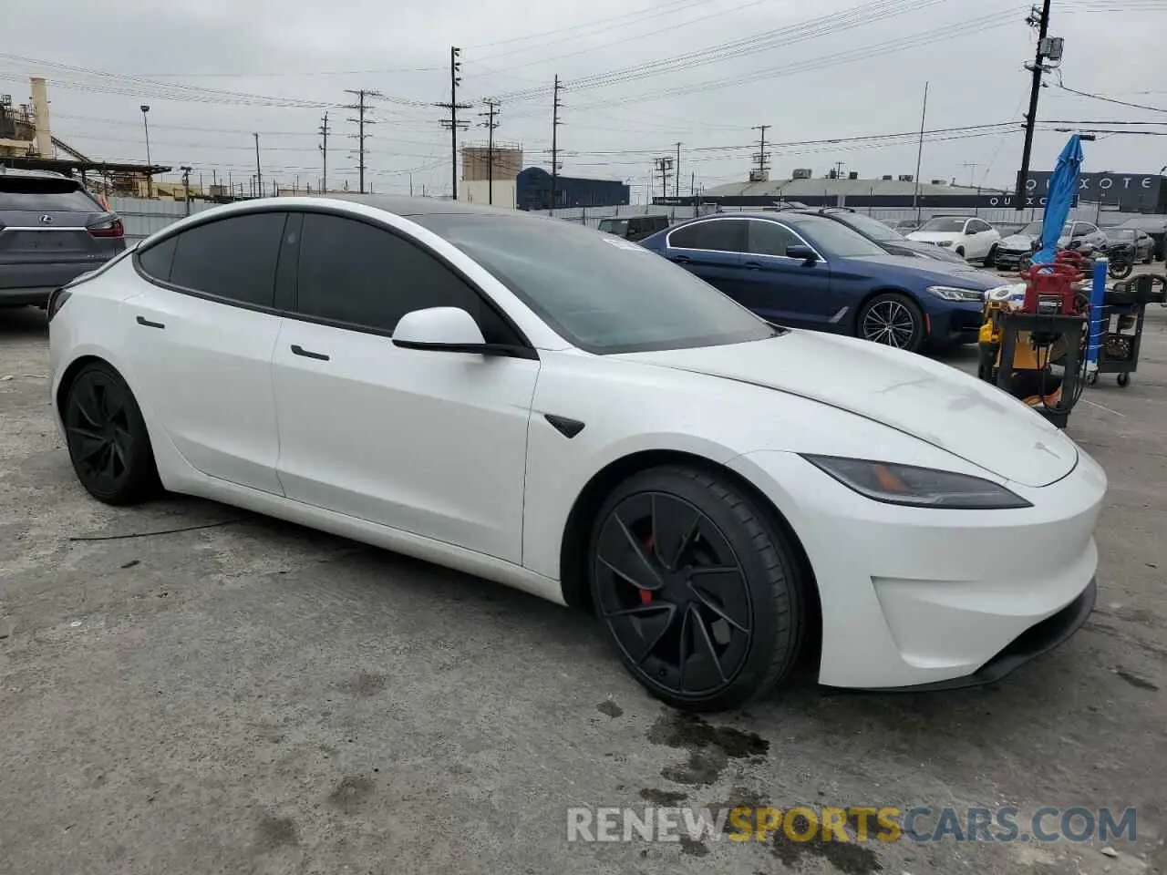 4 Photograph of a damaged car 5YJ3E1ET2RF790004 TESLA MODEL 3 2024