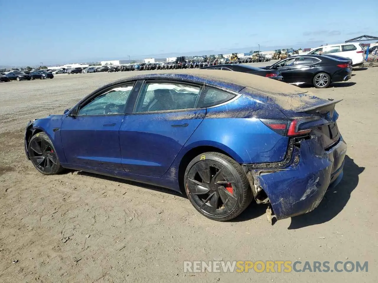 2 Photograph of a damaged car 5YJ3E1ET2RF801776 TESLA MODEL 3 2024