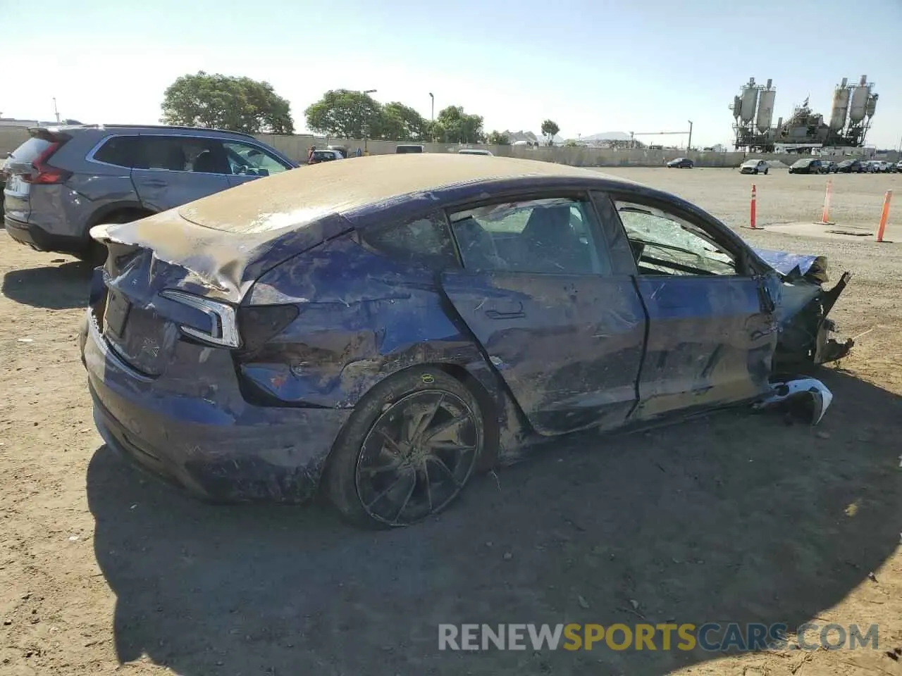 3 Photograph of a damaged car 5YJ3E1ET2RF801776 TESLA MODEL 3 2024