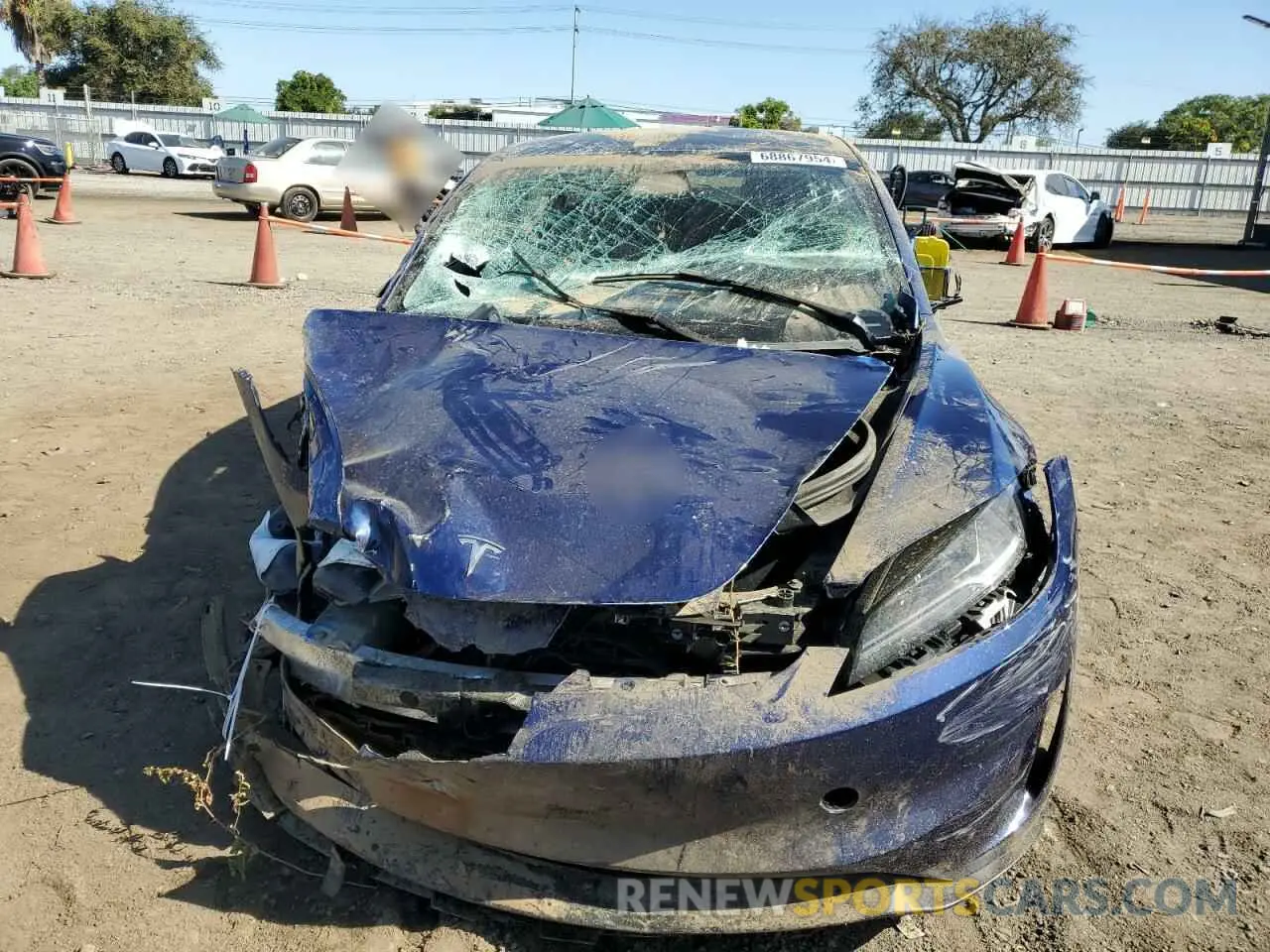 5 Photograph of a damaged car 5YJ3E1ET2RF801776 TESLA MODEL 3 2024