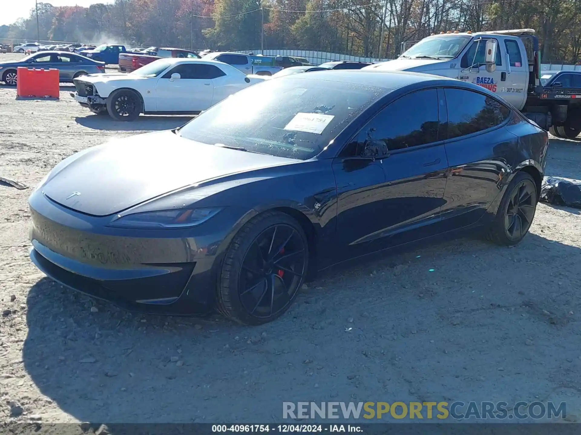 2 Photograph of a damaged car 5YJ3E1ET2RF822708 TESLA MODEL 3 2024