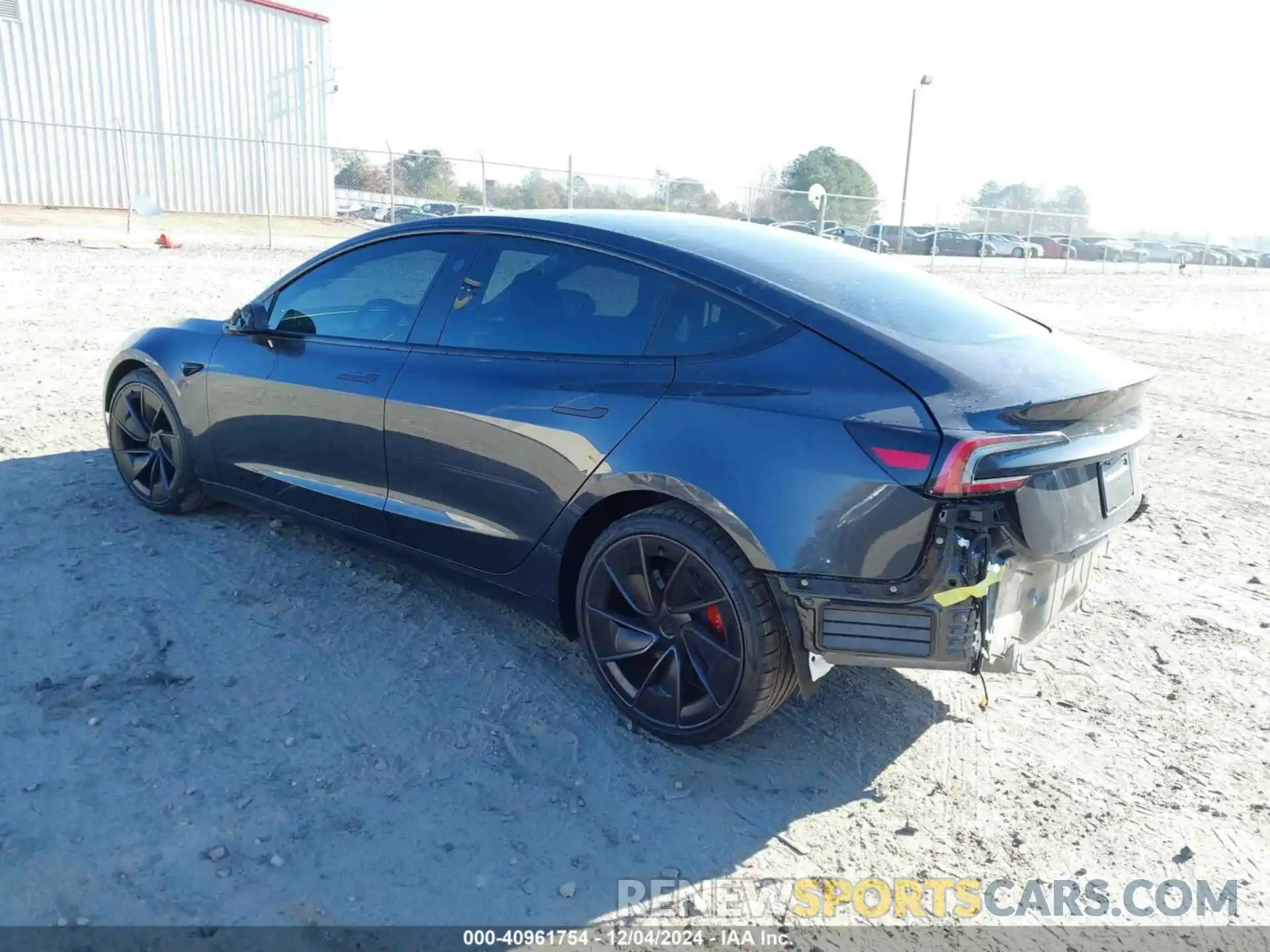 3 Photograph of a damaged car 5YJ3E1ET2RF822708 TESLA MODEL 3 2024