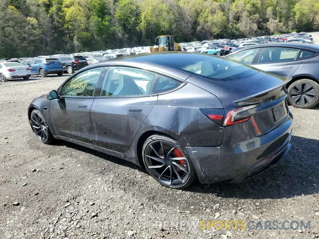 2 Photograph of a damaged car 5YJ3E1ET2RF856616 TESLA MODEL 3 2024