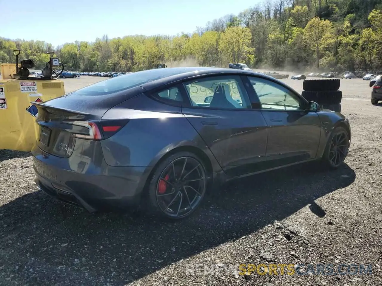 3 Photograph of a damaged car 5YJ3E1ET2RF856616 TESLA MODEL 3 2024