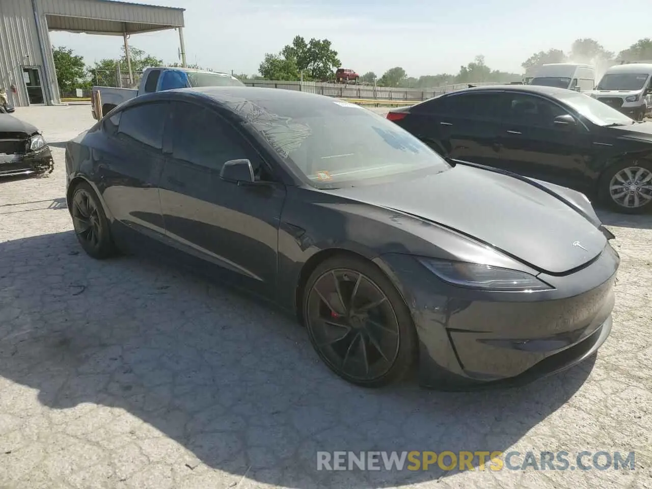 4 Photograph of a damaged car 5YJ3E1ET2RF869527 TESLA MODEL 3 2024