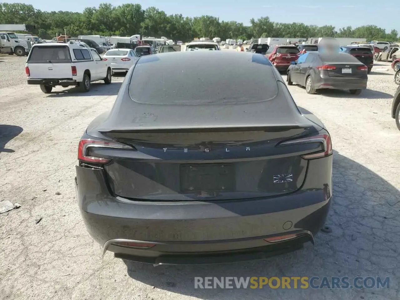 6 Photograph of a damaged car 5YJ3E1ET2RF869527 TESLA MODEL 3 2024