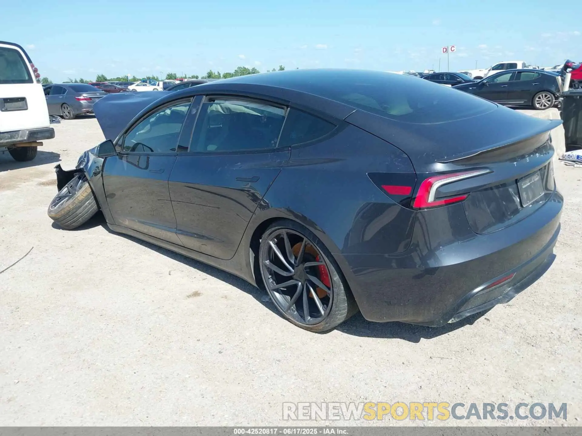 3 Photograph of a damaged car 5YJ3E1ET3RF769257 TESLA MODEL 3 2024