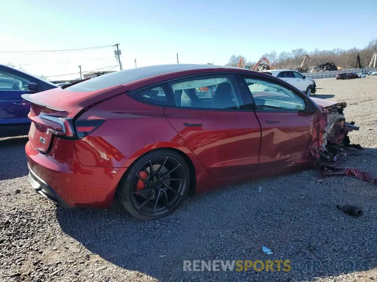 3 Photograph of a damaged car 5YJ3E1ET3RF810289 TESLA MODEL 3 2024