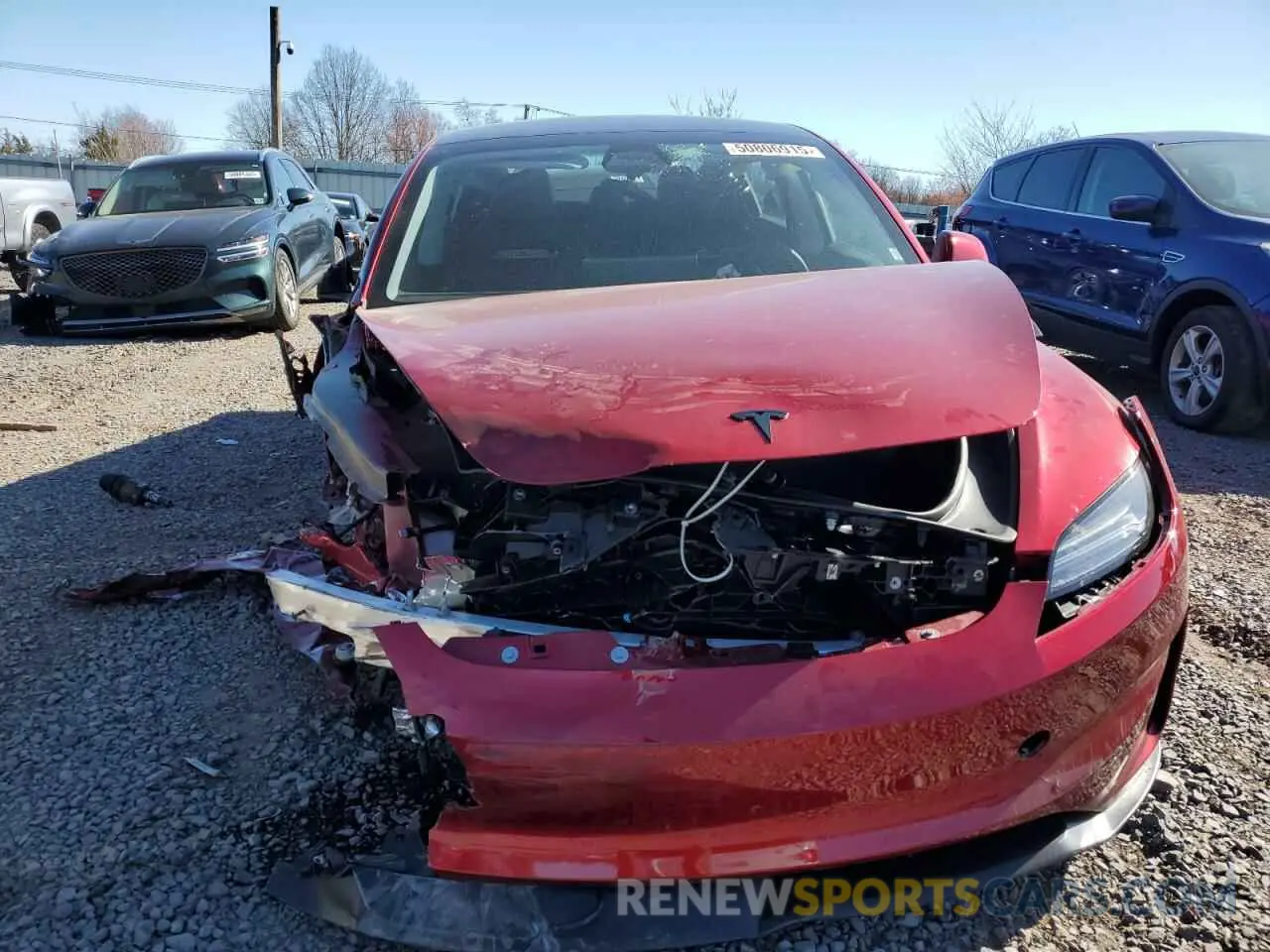 5 Photograph of a damaged car 5YJ3E1ET3RF810289 TESLA MODEL 3 2024