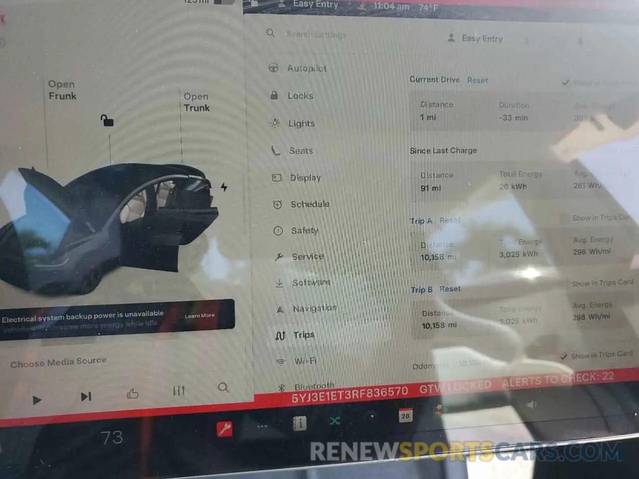 9 Photograph of a damaged car 5YJ3E1ET3RF836570 TESLA MODEL 3 2024