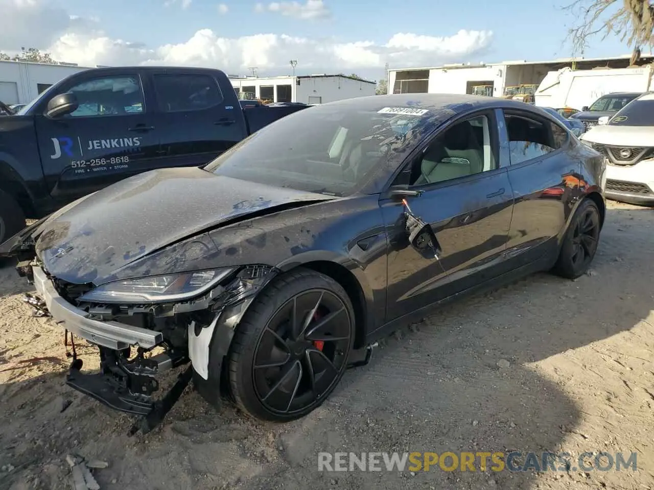 1 Photograph of a damaged car 5YJ3E1ET4RF826212 TESLA MODEL 3 2024