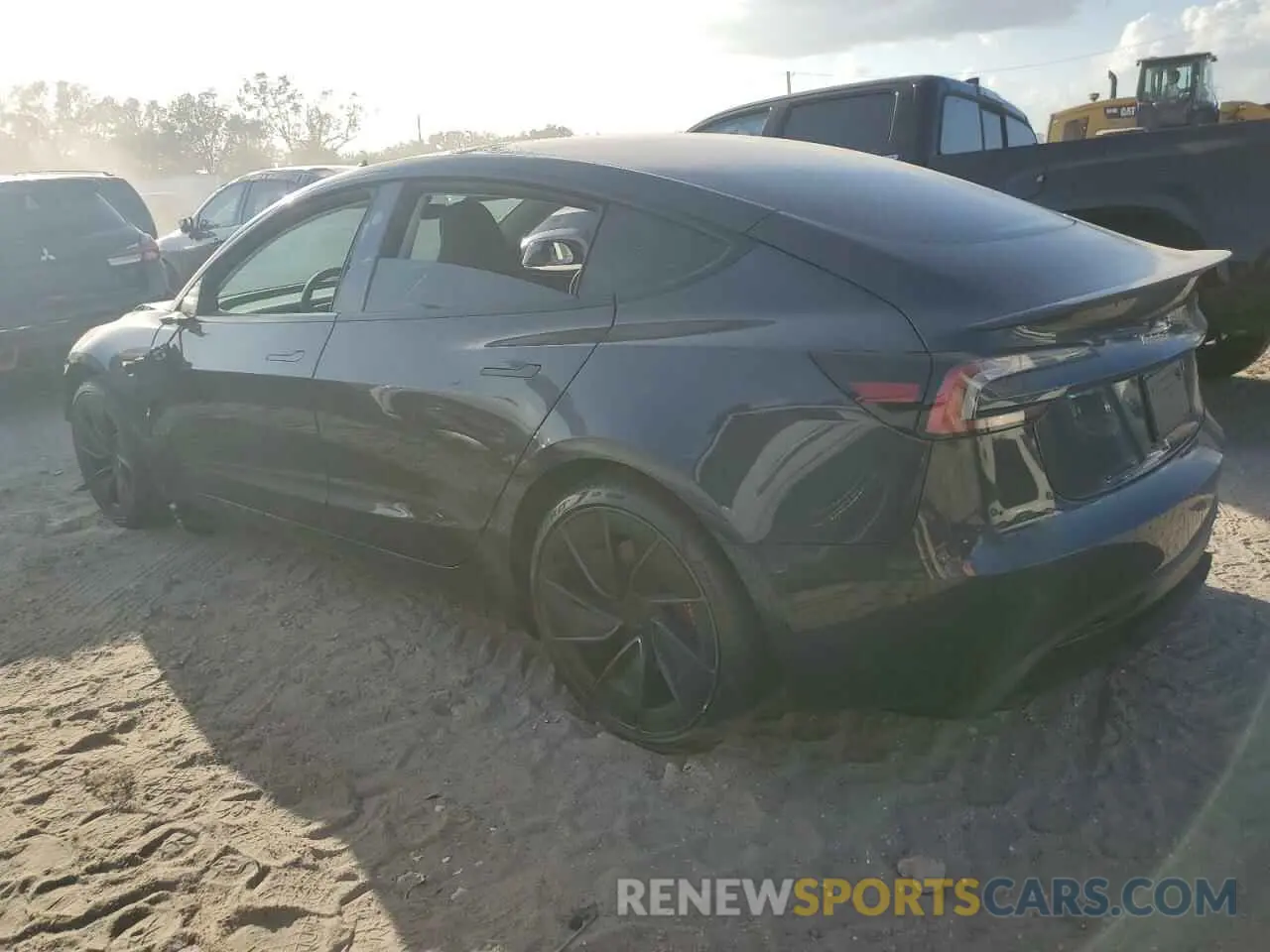 2 Photograph of a damaged car 5YJ3E1ET4RF826212 TESLA MODEL 3 2024