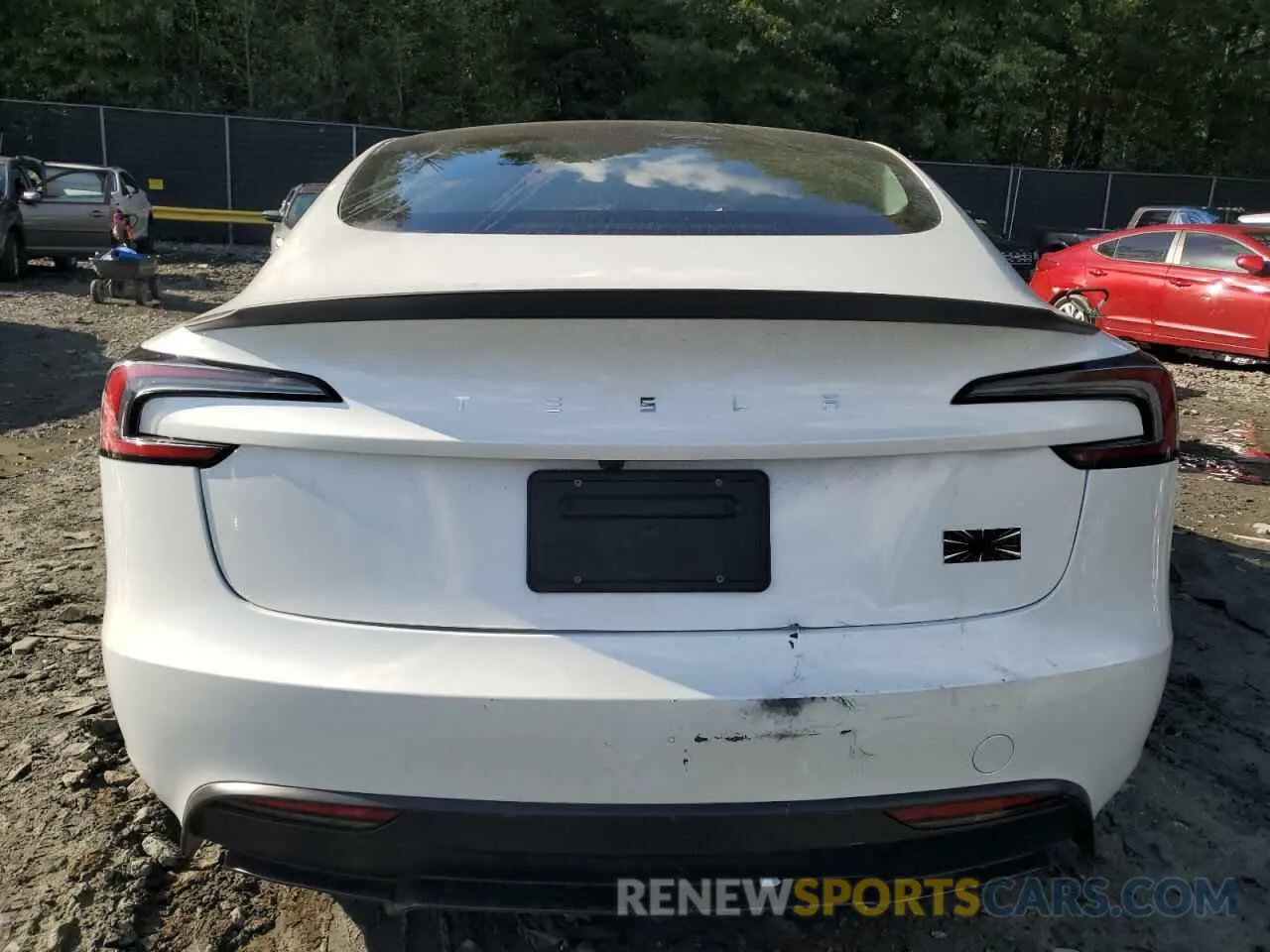 6 Photograph of a damaged car 5YJ3E1ET4RF827439 TESLA MODEL 3 2024