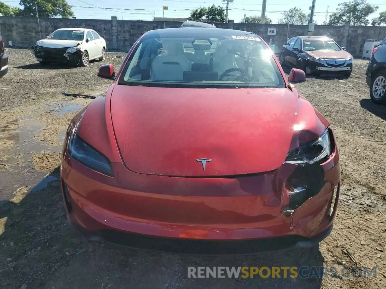 5 Photograph of a damaged car 5YJ3E1ET5RF769597 TESLA MODEL 3 2024