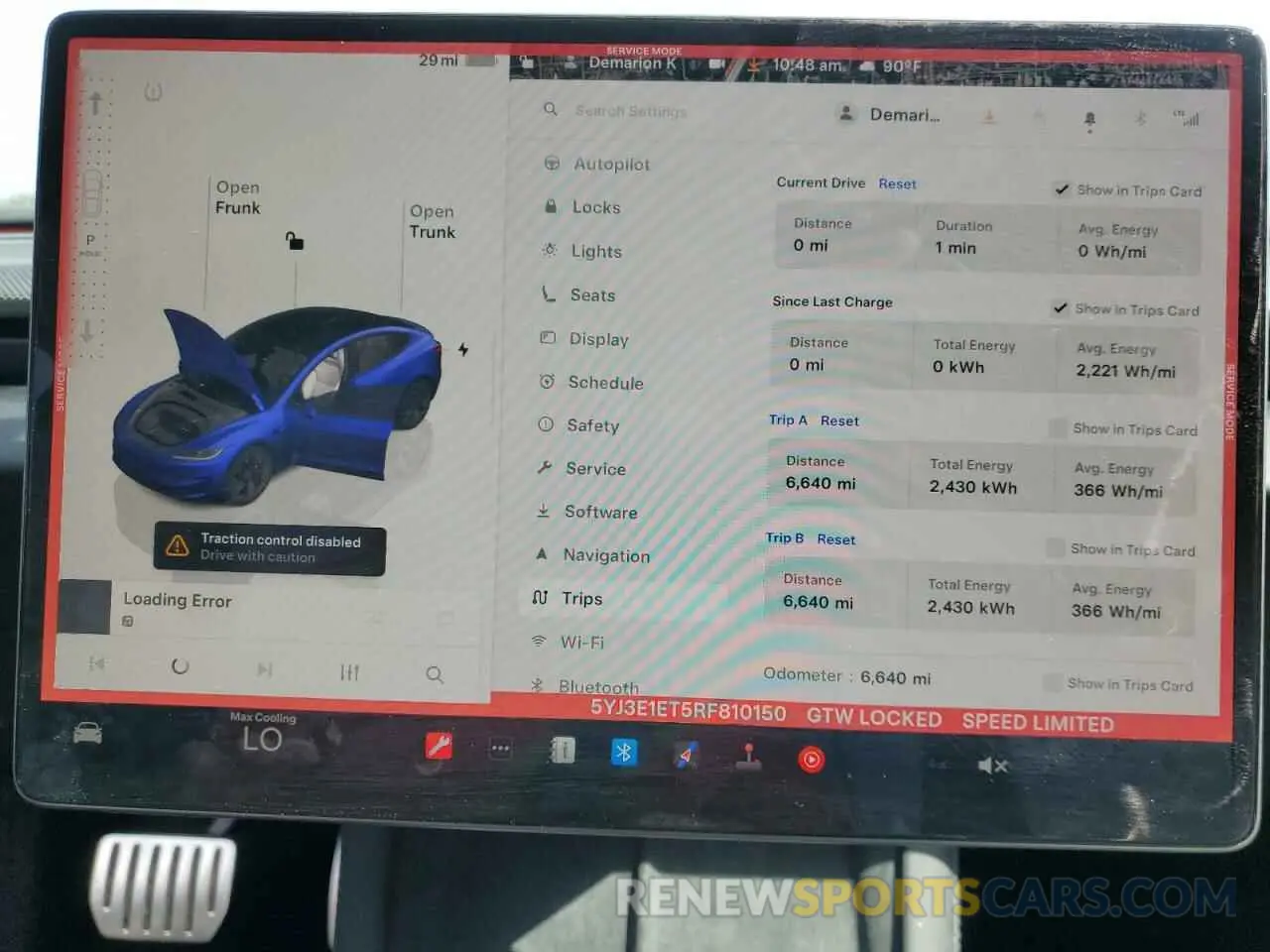 9 Photograph of a damaged car 5YJ3E1ET5RF810150 TESLA MODEL 3 2024