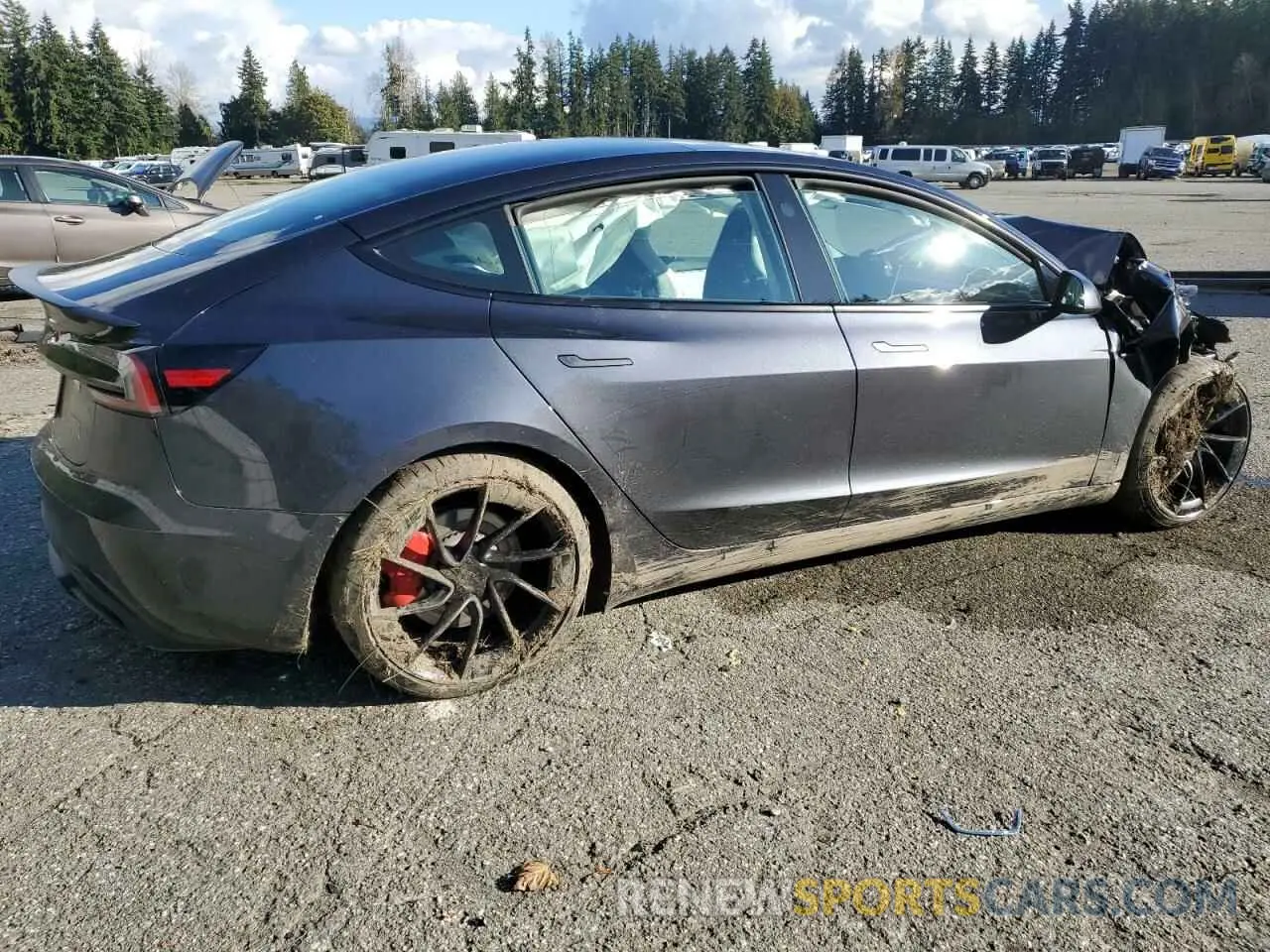 3 Photograph of a damaged car 5YJ3E1ET6RF796369 TESLA MODEL 3 2024
