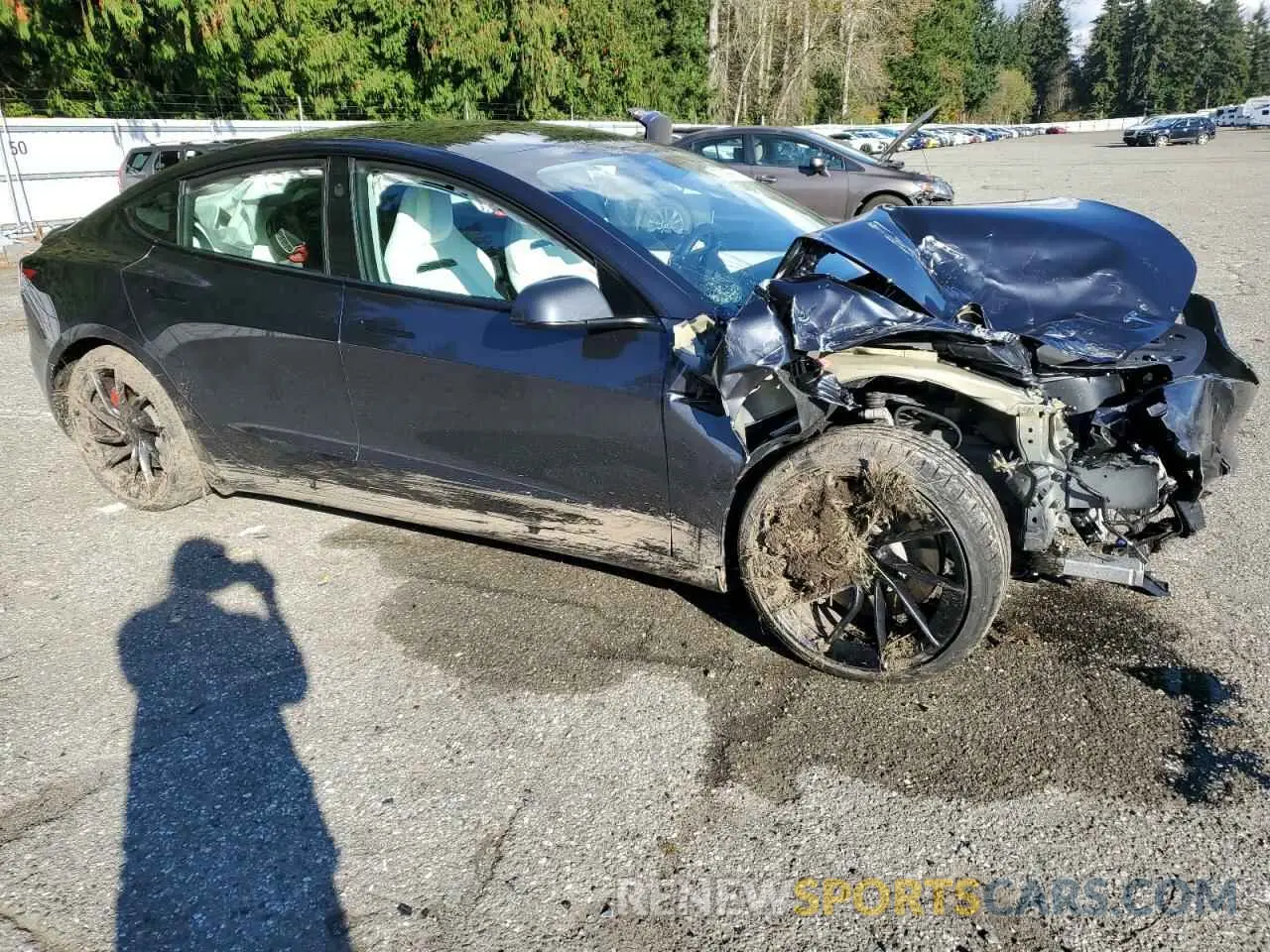4 Photograph of a damaged car 5YJ3E1ET6RF796369 TESLA MODEL 3 2024
