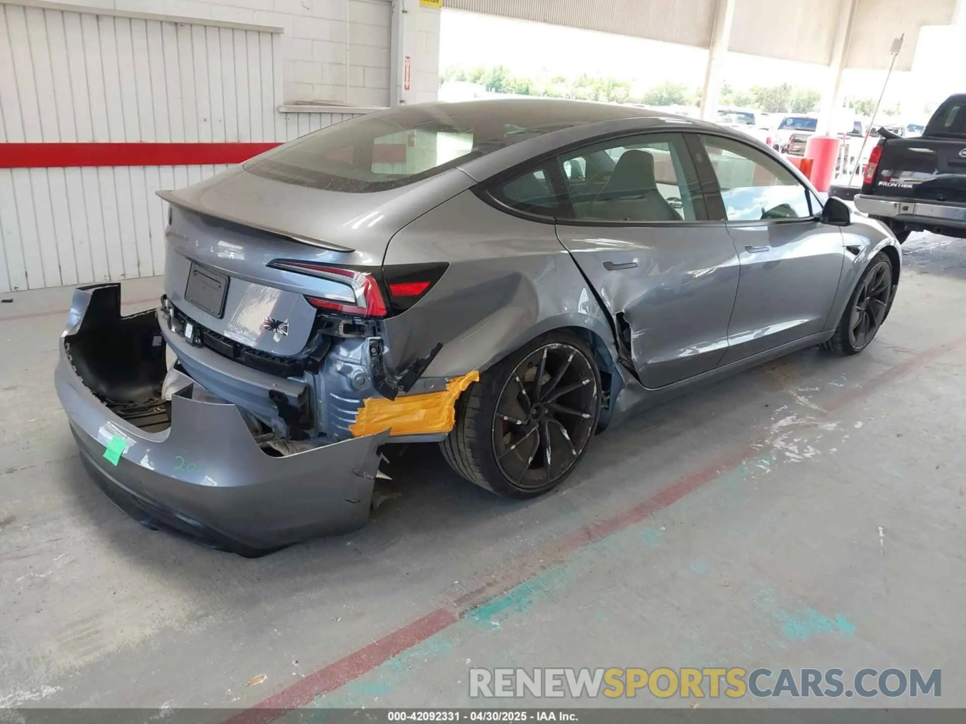 4 Photograph of a damaged car 5YJ3E1ET6RF862371 TESLA MODEL 3 2024