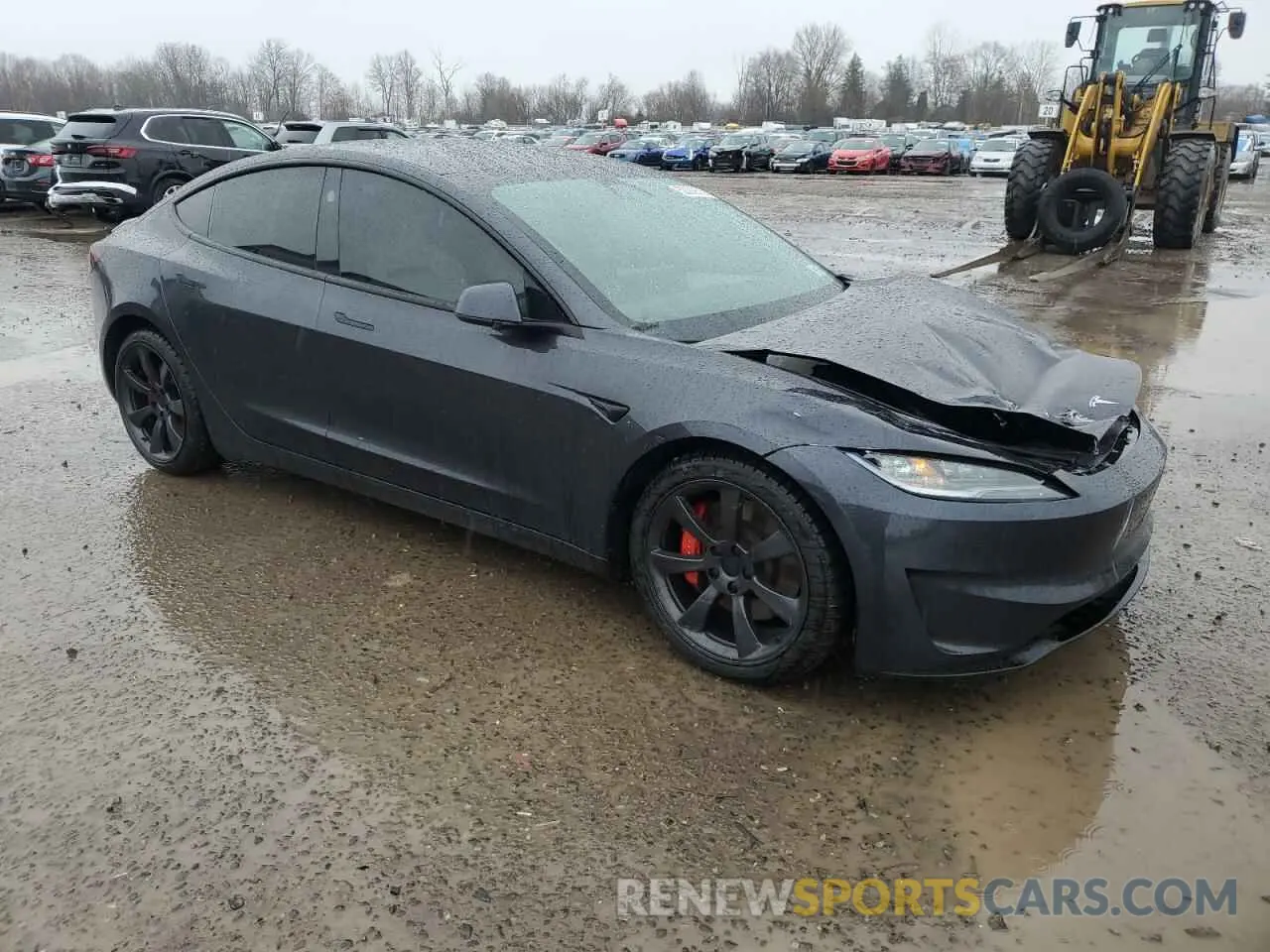 4 Photograph of a damaged car 5YJ3E1ET7RF784070 TESLA MODEL 3 2024
