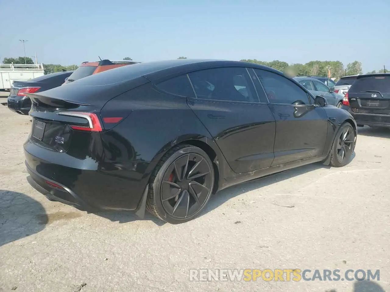 3 Photograph of a damaged car 5YJ3E1ET7RF797921 TESLA MODEL 3 2024