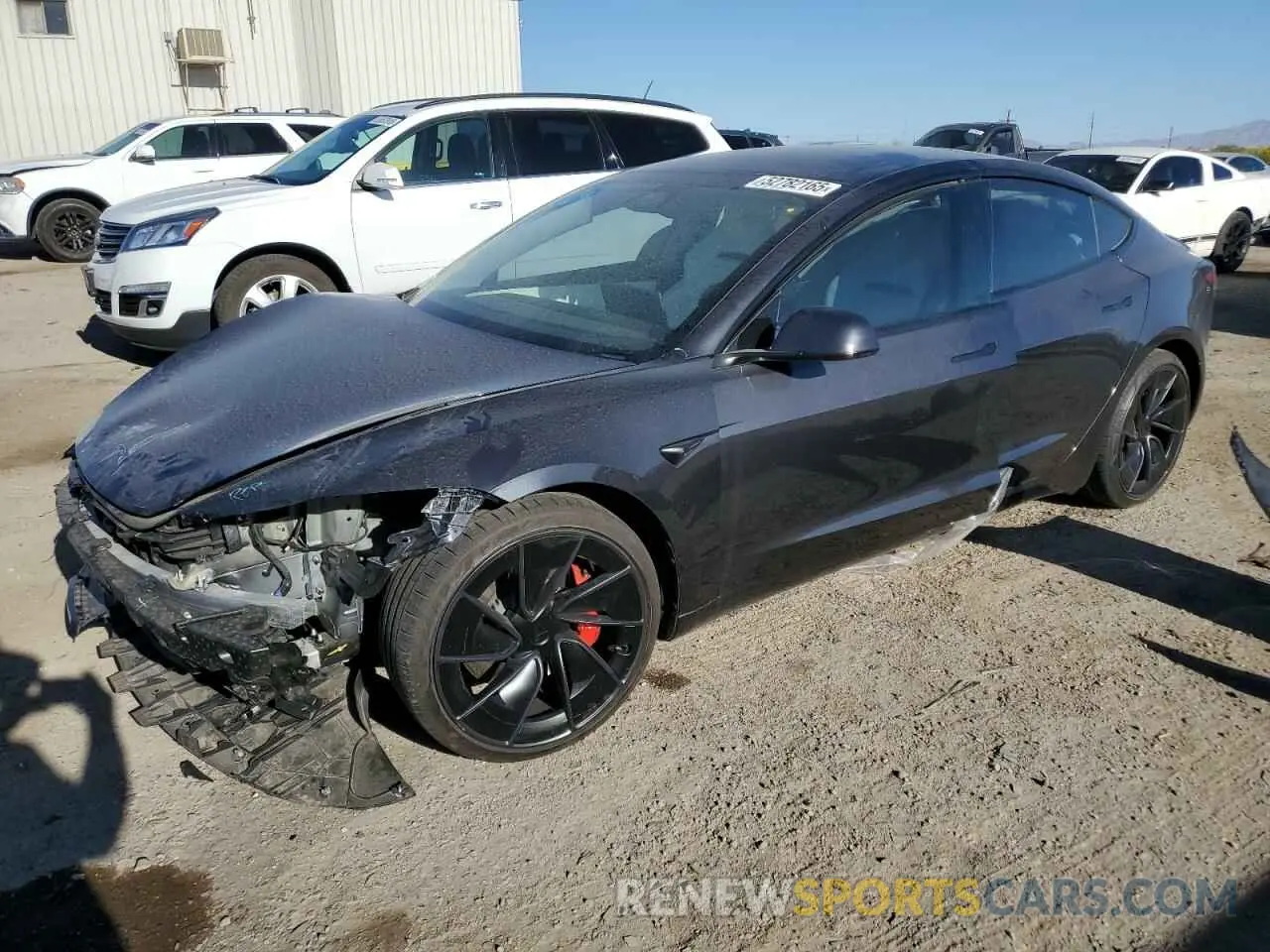 1 Photograph of a damaged car 5YJ3E1ET7RF836569 TESLA MODEL 3 2024