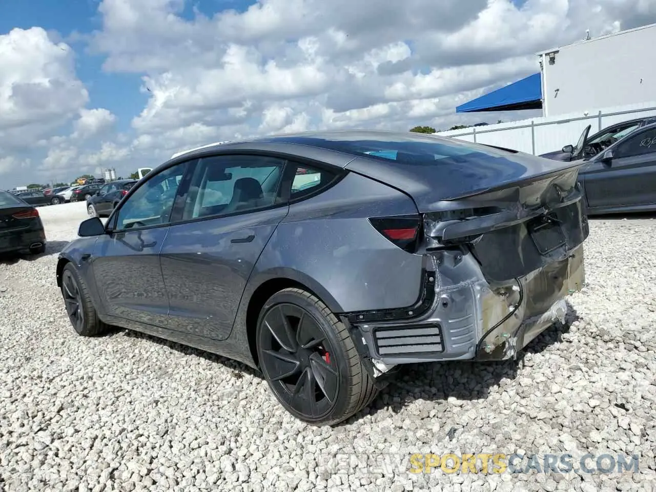 2 Photograph of a damaged car 5YJ3E1ET7RF860371 TESLA MODEL 3 2024