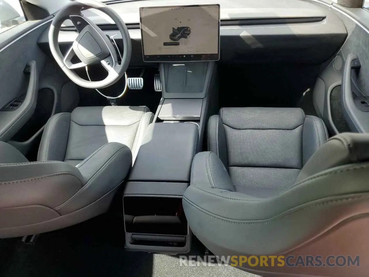 8 Photograph of a damaged car 5YJ3E1ET7RF860371 TESLA MODEL 3 2024