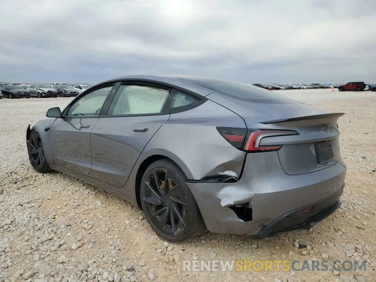 2 Photograph of a damaged car 5YJ3E1ET7RF868860 TESLA MODEL 3 2024