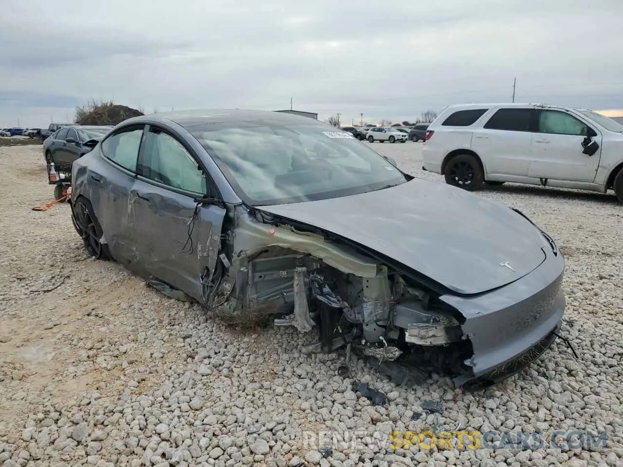 4 Photograph of a damaged car 5YJ3E1ET7RF868860 TESLA MODEL 3 2024