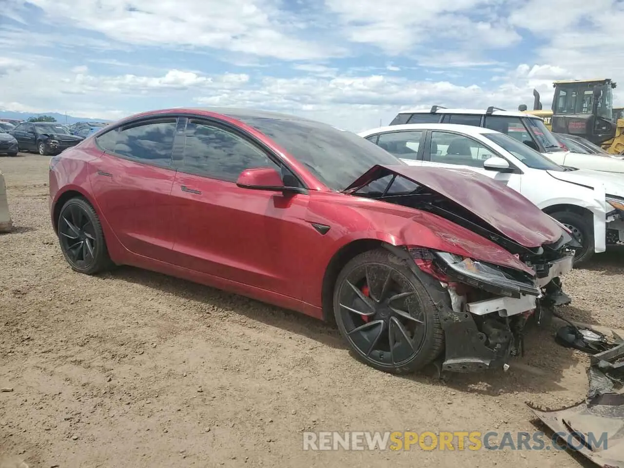 4 Photograph of a damaged car 5YJ3E1ET8RF783624 TESLA MODEL 3 2024