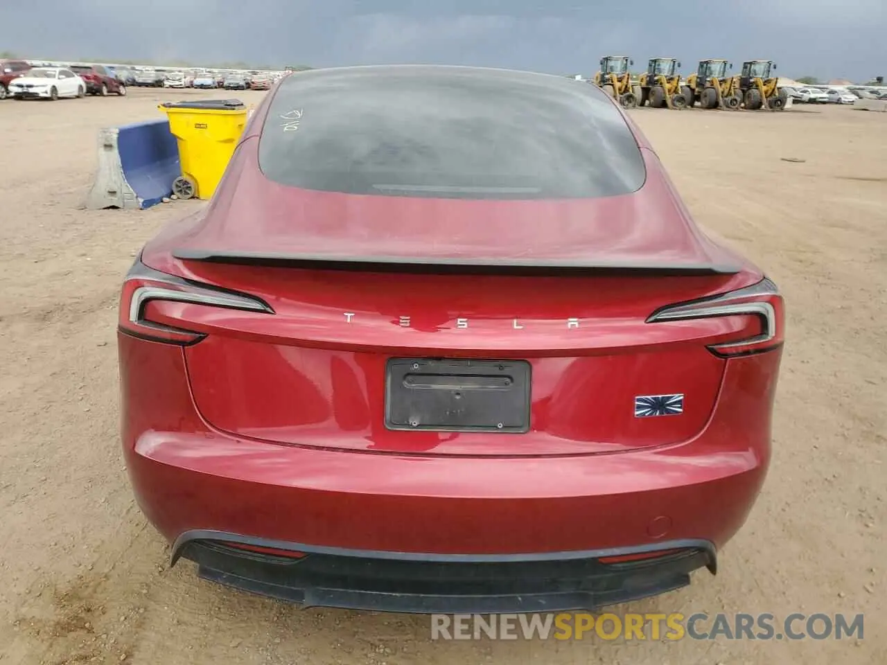 6 Photograph of a damaged car 5YJ3E1ET8RF783624 TESLA MODEL 3 2024