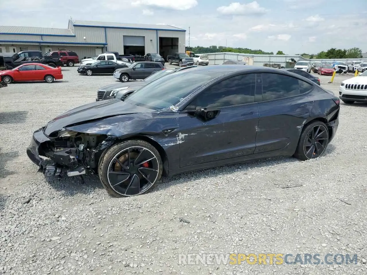 1 Photograph of a damaged car 5YJ3E1ET8RF810658 TESLA MODEL 3 2024